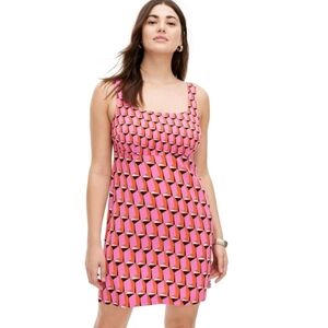 Geometric Mini Shift Dress
